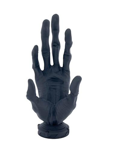 Alien Hand Game Controller Halter | STLFlix Finger Halterung Playstation Xbox Switch VR Quest Space Weltraum Außerirdisch Smartphone Portemonnaie Fernbedienung Schlüssel Dekoration (Schwarz) von Wolfprint