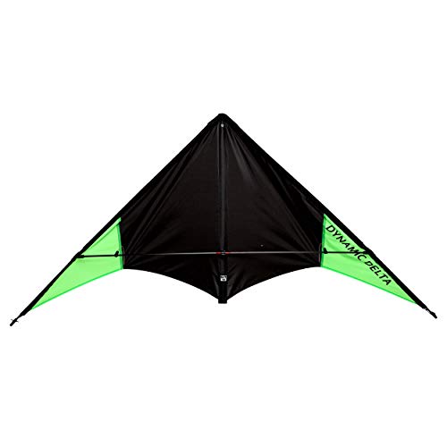 Wolkenstürmer Dynamic Delta Speed Powerdrachen Neon Grün Zweileiner Lenkdrachen Carbonstangen von Wolkenstürmer