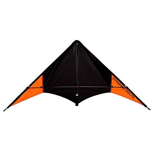 Wolkenstürmer® Dynamic Delta Speed Powerdrachen neon Orange Zweileiner Lenkdrachen Carbongestänge von Wolkenstürmer