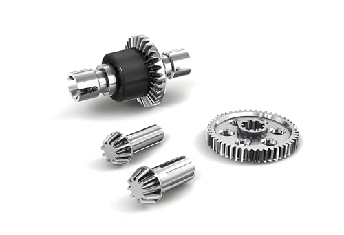 Womaqu 1:14 RC-Auto-Upgrade-Zubehör Hauptwellen-Metallzahnrad mit einem Metalldifferential, Upgrade-Ersatzteile RC-Fahrzeugdifferentiale für 14431 14412 14413 von Womaqu