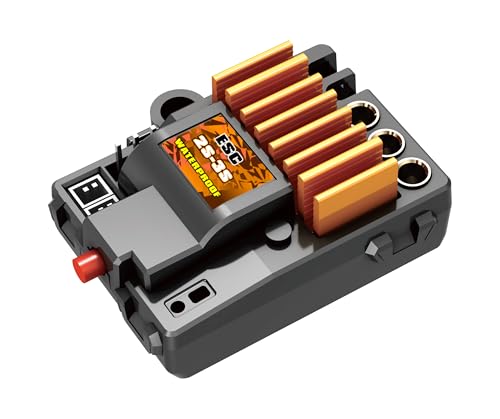 Womaqu RC-Autozubehör, bürstenloser Motor, elektrischer Geschwindigkeitsregler, 45 A, Smart 2S/3S ESC, funkgesteuerte Fahrzeuggeschwindigkeitsregler für 14431 & 14412 & 14413 & 14411 (Neu) von Womaqu