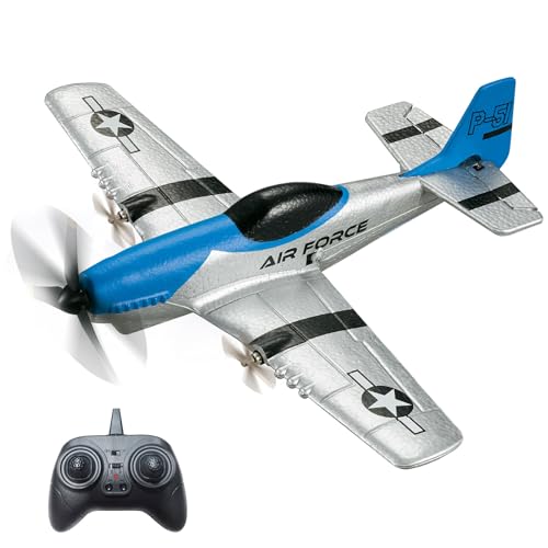 Womaqu RC Flugzeug Ferngesteuertes Flugzeug, EPP Schaumkörper, Doppelmotor, 25 Minuten Flugzeit, 2.4G Fernsteuerung, Einfach zu Steuern, Austauschbare Batterie,für Anfänger von Womaqu