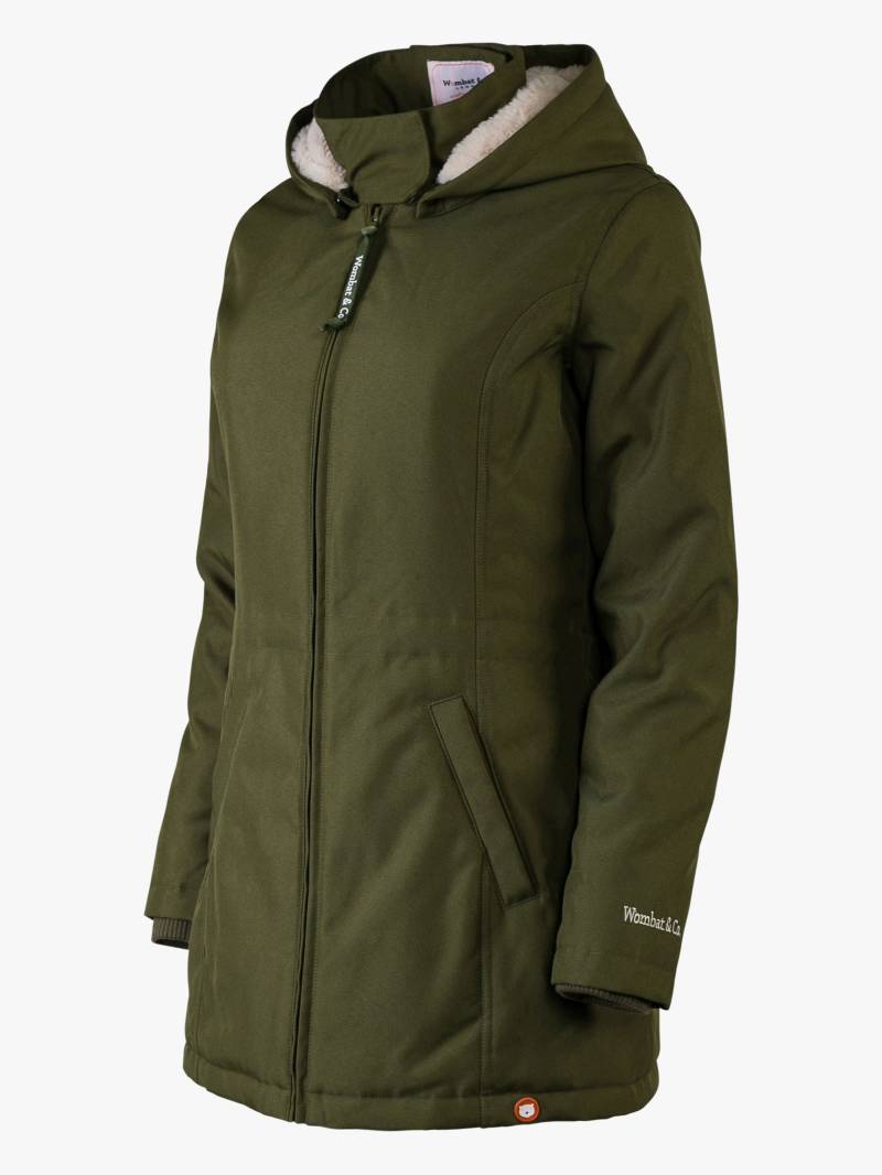 Wombat Umstandsjacke, Grün/Beige, XXL von Wombat