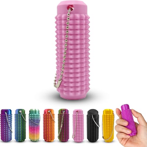 Little Ouchies Fidget-Schlüsselanhänger, Angstlinderung, Schmerzlinderung, Bumpy, Fidget-Spielzeug, Geschenk für Freunde, Rosa Little Ouchies Fidget-Schlüsselanhänger, Angstlinderung, Schmerzlinderung, Bumpy, Fidget-Spielzeug, Geschenk für Freunde, Rosa von Womefic