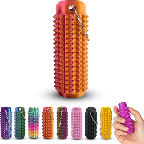 Little Ouchies Fidget-Schlüsselanhänger, Angstlinderung, Schmerzlinderung, Bumpy, Fidget-Spielzeug, Geschenk für Freunde, Rot von Womefic