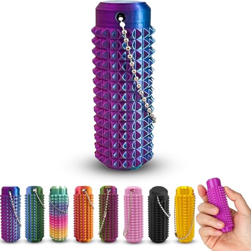 Little Ouchies Fidget-Schlüsselanhänger, Angstlinderung, Schmerzlinderung, Bumpy, Fidget-Spielzeug, Geschenk für Freunde, Violett von Womefic