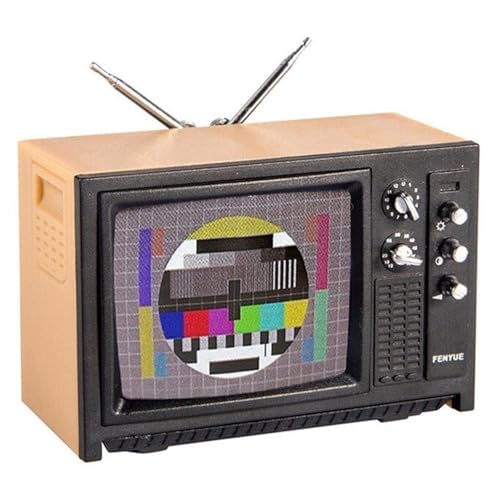 Womsclo 1 12 Skala Dollhouse Accessoires, Plastik Vintage Mini Dollhouse Accessoires TV, DIY Miniature für Decoration, Geschenk für -Liebhaber Womsclo 1 12 Skala Dollhouse Accessoires, Plastik Vintage Mini Dollhouse Accessoires TV, DIY Miniature für Decoration, Geschenk für -Liebhaber von Womsclo