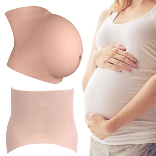 Gefälschte schwangere Bauch 6-8 Monate gefälschte Schwangerschaft Bauch Realistisch Silikon Künstliche Babybeule weiche Haut Berührung tragbarer schwangerer Bauchbody-Bodysuit-Schauspieler Performanc Gefälschte schwangere Bauch 6-8 Monate gefälschte Schwangerschaft Bauch Realistisch Silikon Künstliche Babybeule weiche Haut Berührung tragbarer schwangerer Bauchbody-Bodysuit-Schauspieler Performanc von Womsclo