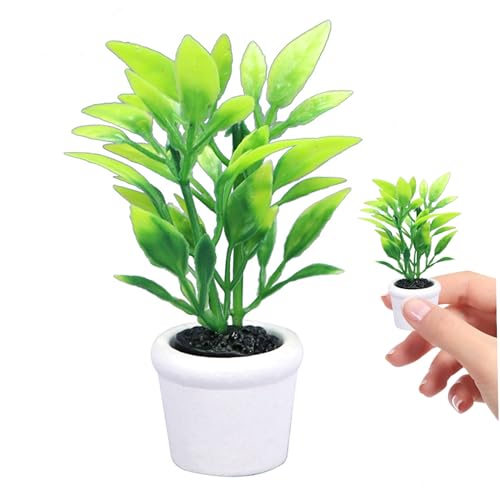 Womsclo 1 12 Skala Dollhouse Accessoires, Plastik Mini Puppenhauszubehör Topfwerk, DIY Miniature Dollhouse Accessoires für Decoration, Geschenk für -Liebhabermini von Womsclo