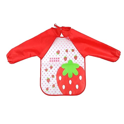 Womsclo Art Smock Kinder Kinder MALEN SPRONS WASHINGE Art Smock mit Langen Ärmeln für Kleinkind Zufällige Farbe, Kunst von Womsclo