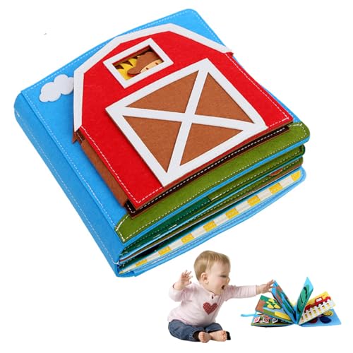 Womsclo Beschäftigter Vorstand für Kleinkinder 3D Filzaktivitätsbuch Baby Sensory Toys Vorschulpädagogik Lernspielzeug für Baby Girl, geschäftiger Board Womsclo Beschäftigter Vorstand für Kleinkinder 3D Filzaktivitätsbuch Baby Sensory Toys Vorschulpädagogik Lernspielzeug für Baby Girl, geschäftiger Board von Womsclo