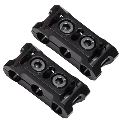 Womsclo RC -Auto -Motor -Kabel -Manager Motor Draht Feste Klemme Schnalle RC Modellzubehör 2pcs Black 10AWG, Motorkabelclip von Womsclo