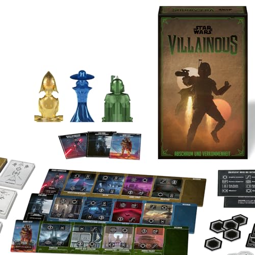 Ravensburger 22683 - Star Wars Villainous - Abschaum & Verkommenheit, deutsche Ausgabe der 1. Erweiterung des Strategiespiels ab 10 Jahren für 2-4 Spieler von Wonder Forge