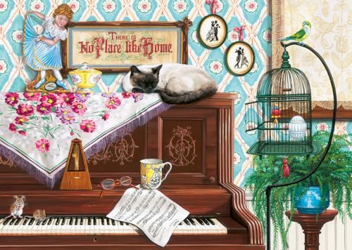 Wonder Forge Piano Cat 1000 Teile Puzzle für Erwachsene | Einzigartige, perfekt sitzende Teile | lustige, lebendige Bilder | Amazon Exclusive Wonder Forge Piano Cat 1000 Teile Puzzle für Erwachsene | Einzigartige, perfekt sitzende Teile | lustige, lebendige Bilder | Amazon Exclusive von Wonder Forge