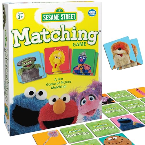 Wonder Forge Sesamstraße Matching-Spiel, lustiges und schnelles Memory-Spiel für Kinder im Alter von 3–5 Jahren, mit geliebten Charakteren, ideal für Solo- oder Familienspiele Wonder Forge Sesamstraße Matching-Spiel, lustiges und schnelles Memory-Spiel für Kinder im Alter von 3–5 Jahren, mit geliebten Charakteren, ideal für Solo- oder Familienspiele von Wonder Forge