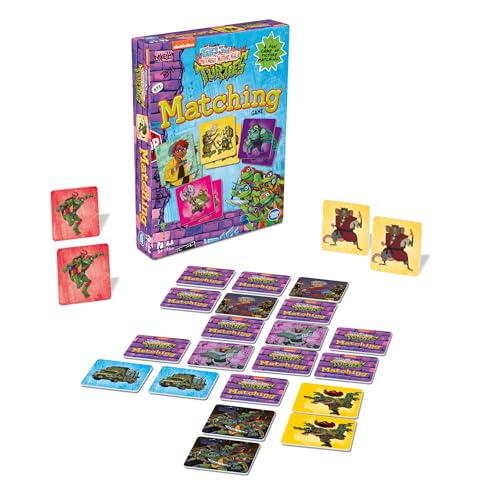 Wonder Forge Teenage Mutant Ninja Turtles, passendes Spiel, Spaß und schnelles Gedächtnisspiel für Kinder, fesselndes Spielzeug für Kinder von 3–5 Jahren, ideal für Solo- oder Familienspiele Wonder Forge Teenage Mutant Ninja Turtles, passendes Spiel, Spaß und schnelles Gedächtnisspiel für Kinder, fesselndes Spielzeug für Kinder von 3–5 Jahren, ideal für Solo- oder Familienspiele von Wonder Forge