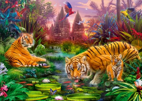 Wonder Forge Tiger Family 1000 Teile Puzzle für Erwachsene | Einzigartige, perfekt sitzende Teile | lustige, lebendige Bilder | exklusiv von Amazon Wonder Forge Tiger Family 1000 Teile Puzzle für Erwachsene | Einzigartige, perfekt sitzende Teile | lustige, lebendige Bilder | exklusiv von Amazon von Wonder Forge