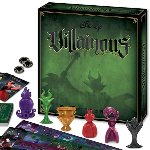 Ravensburger Familienspiel Disney Villainous, Brettspiel für Kinder und Erwachsene, 2-6 Spieler, Gesellschaftsspiel ab 10 Jahren mit Disneybösewichten, Disney Geschenk von Ravensburger