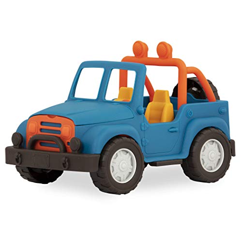 Wonder Wheels Großes Auto Spielzeug Blau, 31 cm Truck Geländewagen – Kinder Sandspielzeug Fahrzeug für Mädchen und Jungen ab 1 Jahr von Battat