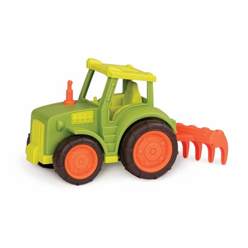 Wonder Wheels VE1061Z Tractor w/Rake Harke Bauernhof für Kinder, Kleinkinder – Stabiler Spielzeug ab 1 Jahr – Traktor, Grün Wonder Wheels VE1061Z Tractor w/Rake Harke Bauernhof für Kinder, Kleinkinder – Stabiler Spielzeug ab 1 Jahr – Traktor, Grün von Battat