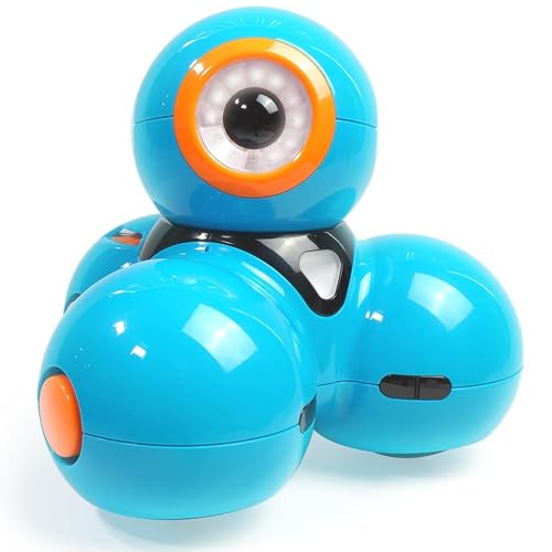 Wonder Workshop Dash - Programmierroboter für Kinder ab 6 Jahren - Sprachgesteuert - Navigiert um Objekte herum - 5 kostenlose STEM-Programmier-Apps, Blau von Wonder Workshop