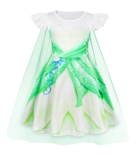 WonderBabe Froschkleid für Mädchen, grüne Fee, Prinzessin, Geburtstagsparty, Halloween, Elfenkostüm, Umhang, Größe 1–2 WonderBabe Froschkleid für Mädchen, grüne Fee, Prinzessin, Geburtstagsparty, Halloween, Elfenkostüm, Umhang, Größe 1–2 von WonderBabe
