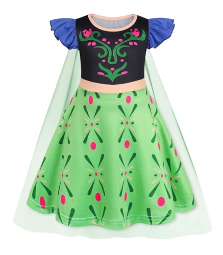 WonderBabe Mädchen Schneekönigin Prinzessin Kostüm Halloween Cosplay Geburtstag Party Outfits Umhang Größe 9-10 WonderBabe Mädchen Schneekönigin Prinzessin Kostüm Halloween Cosplay Geburtstag Party Outfits Umhang Größe 9-10 von WonderBabe