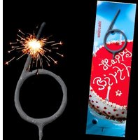 Wunderkerze Zahl 6, Dekoration zum 6. od. 60.Geburtstag, 18cm, 1 Stk Wunderkerze Zahl 6, Dekoration zum 6. od. 60.Geburtstag, 18cm, 1 Stk von Wondercandle