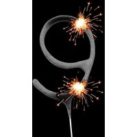 Wunderkerze Zahl 9, Dekoration zum 9. od. 90.Geburtstag, 18cm, 1 Stk Wunderkerze Zahl 9, Dekoration zum 9. od. 90.Geburtstag, 18cm, 1 Stk von Wondercandle