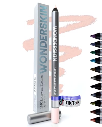 Wonderskin 1440 Longwear Pink Wasserfester Eyeliner-Stift – Anspitzbarer Eyeliner-Stift Und Wischfeste Rosa Eyeliner-Stifte (Icing) von Wonderskin