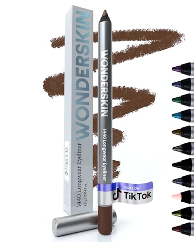 Wonderskin 1440 Matita Eyeliner Impermeabile Marrone A Lunga Tenuta - Matita Eyeliner (Zucchero Di Canna) von Wonderskin