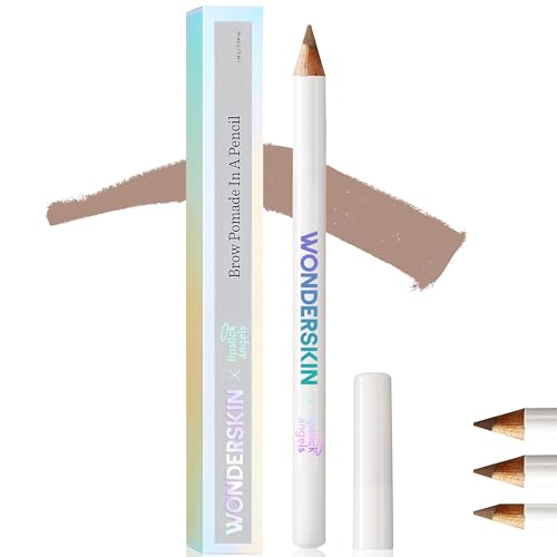Wonderskin Augenbrauenstift – Anspitzbarer Augenbrauenstift Für Natürlich Aussehende Brauen, Braunes Augen-Make-Up, Langanhaltende Augenbrauenpomade (Blond) von Wonderskin