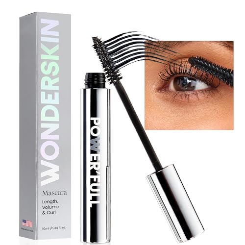 Wonderskin Mascara – Schwarze Mascara Für Volumen, Länge Und Schwung – Verlängert, Voluminös Und Wischfestes Wimpern-Make-Up Wonderskin Mascara – Schwarze Mascara Für Volumen, Länge Und Schwung – Verlängert, Voluminös Und Wischfestes Wimpern-Make-Up von Wonderskin