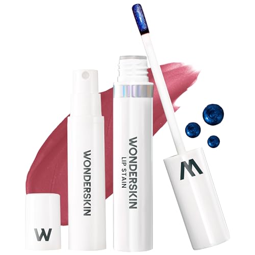 Wonderskin Wonder Blading Lip Stain Peel Off And Reveal Kit – Langlebige, Wasserfeste Rosa Lippentönung, Übertragungssicher, Natürliches Make-Up-Flecken-Set (Charming) von Wonderskin