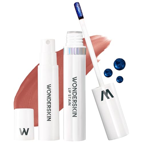 Wonderskin Wonder Blading Lip Stain Peel Off And Reveal Kit – Langlebiger, Wasserfester Nude-Lippenfarbton, Übertragungssicheres Kit Für Natürliche Make-Up-Flecken (Lovely) von Wonderskin