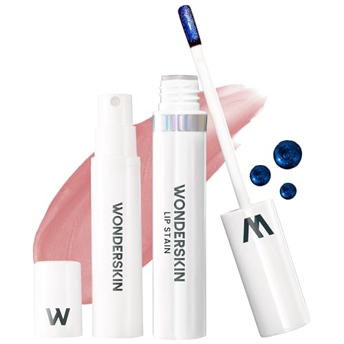 Wonderskin Wonder Blading Lip Stain Peel Off And Reveal Kit – Langlebiger, Wasserfester Nude-Lippenfarbton, Übertragungssicheres Kit Für Natürliche Make-Up-Flecken (XOXO) von Wonderskin