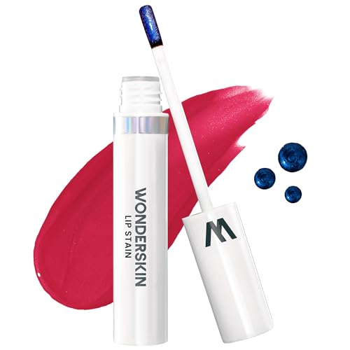 Wonderskin Wonder Blading Lip Stain Peel Off Masque – Langlebige, Wasserfeste Und Übertragungssichere Rosa Lippentönung, Mattes Finish, Peel Off Makeup (First Kiss Masque) von Wonderskin