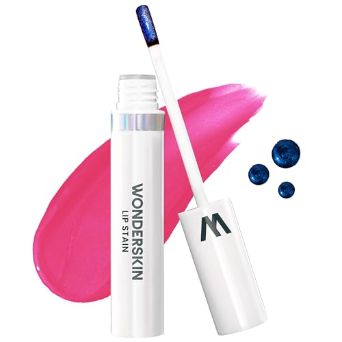 Wonderskin Wonder Blading Lip Stain Peel Off Masque – Langlebige, Wasserfeste Und Übertragungssichere Rosa Lippentönung, Mattes Finish, Peel Off Makeup (Neon Rose Masque) von Wonderskin