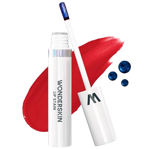 Wonderskin Wonder Blading Lip Stain Peel Off Masque – Langlebige, Wasserfeste Und Übertragungssichere Rote Lippentönung, Mattes Finish, Peel Off Makeup (Playful Stain & Go Masque) von Wonderskin