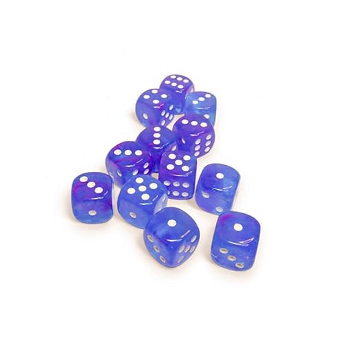 Aura Nebel-Würfelleuchte mit weißen Kerben, D6, 16 mm, 12 Stück, Chessex Aura Nebel-Würfelleuchte mit weißen Kerben, D6, 16 mm, 12 Stück, Chessex von Wondertrail