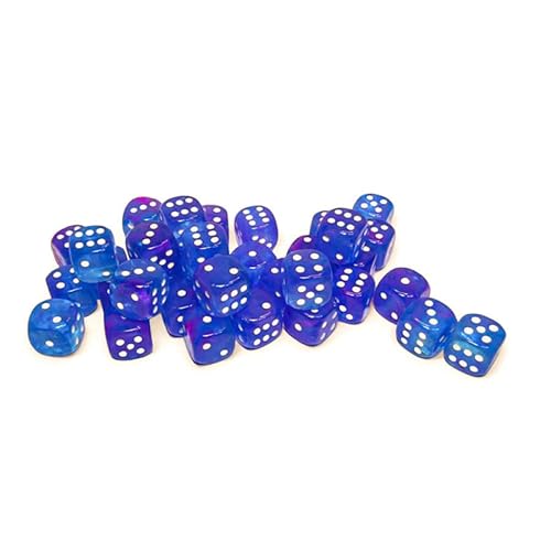 Aura Nebula Leuchtwürfel mit weißen Pips D6, 12 mm, 36 Stück, Chessex Aura Nebula Leuchtwürfel mit weißen Pips D6, 12 mm, 36 Stück, Chessex von Wondertrail