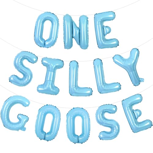 Wonmelody Goose First Birthday Decorations for Boy Blue One Silly Goose Balloon Banner Silly Goose Birthday Decorations Farm Animal First Birthday Decorations Duck Birthday Funny Goose Party Supplies Wonmelody Goose First Birthday Decorations for Boy Blue One Silly Goose Balloon Banner Silly Goose Birthday Decorations Farm Animal First Birthday Decorations Duck Birthday Funny Goose Party Supplies von Wonmelody