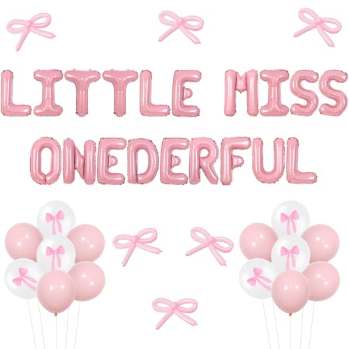 Wonmelody Little Miss Onederful 1st Birthday Decor Little Miss Onederful Ballonbanner rosa Schleife Onederful Birthday Ballons karierte Schleife Zubehör für Babyparty Wonmelody Little Miss Onederful 1st Birthday Decor Little Miss Onederful Ballonbanner rosa Schleife Onederful Birthday Ballons karierte Schleife Zubehör für Babyparty von Wonmelody
