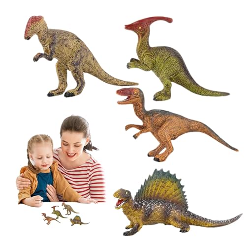 Wonsfuleu Dinosaurierspielzeug für Kinder, Dinosaurierspielzeug - Packung von 4 tragbaren Dinosaurier -Figur -Modellen,Realistische Tierfiguren, Sammelminiaturen, Ostereierfüller für Wonsfuleu Dinosaurierspielzeug für Kinder, Dinosaurierspielzeug - Packung von 4 tragbaren Dinosaurier -Figur -Modellen,Realistische Tierfiguren, Sammelminiaturen, Ostereierfüller für von Wonsfuleu