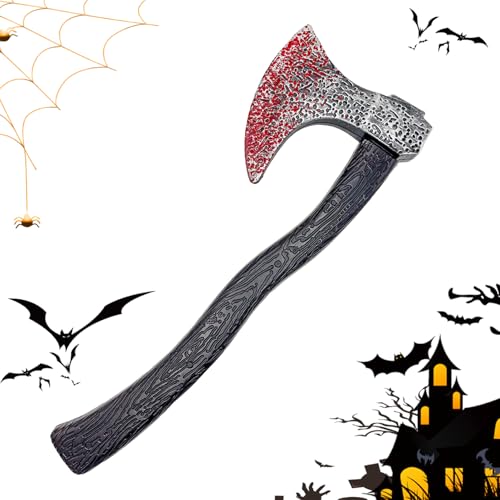 Wonsfuleu Halloween Kostüm Requisiten, Kampfaxt Halloween Dekoration, Festliches Zubehör Mit Rutschfestem Griff Für Feiertagsveranstaltungen Dramenbühnenaufführungen Gruselhaus Wonsfuleu Halloween Kostüm Requisiten, Kampfaxt Halloween Dekoration, Festliches Zubehör Mit Rutschfestem Griff Für Feiertagsveranstaltungen Dramenbühnenaufführungen Gruselhaus von Wonsfuleu