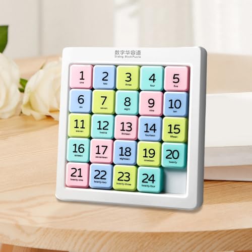Wonsfuleu Schiebepuzzle | Zahlen Puzzle Spiel,Handheld Denkspiel Lernspielzeug Für Jugendliche Und Erwachsene Reise Büro Unterhaltung Wonsfuleu Schiebepuzzle | Zahlen Puzzle Spiel,Handheld Denkspiel Lernspielzeug Für Jugendliche Und Erwachsene Reise Büro Unterhaltung von Wonsfuleu