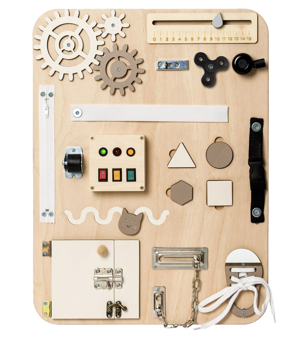 Woobiboo Woobiboard - Enjoy - Grey/Natural - Woobiboo - One Size - Motorik Tiere Woobiboo Woobiboard - Enjoy - Grey/Natural - Woobiboo - One Size - Motorik Tiere von Woobiboo