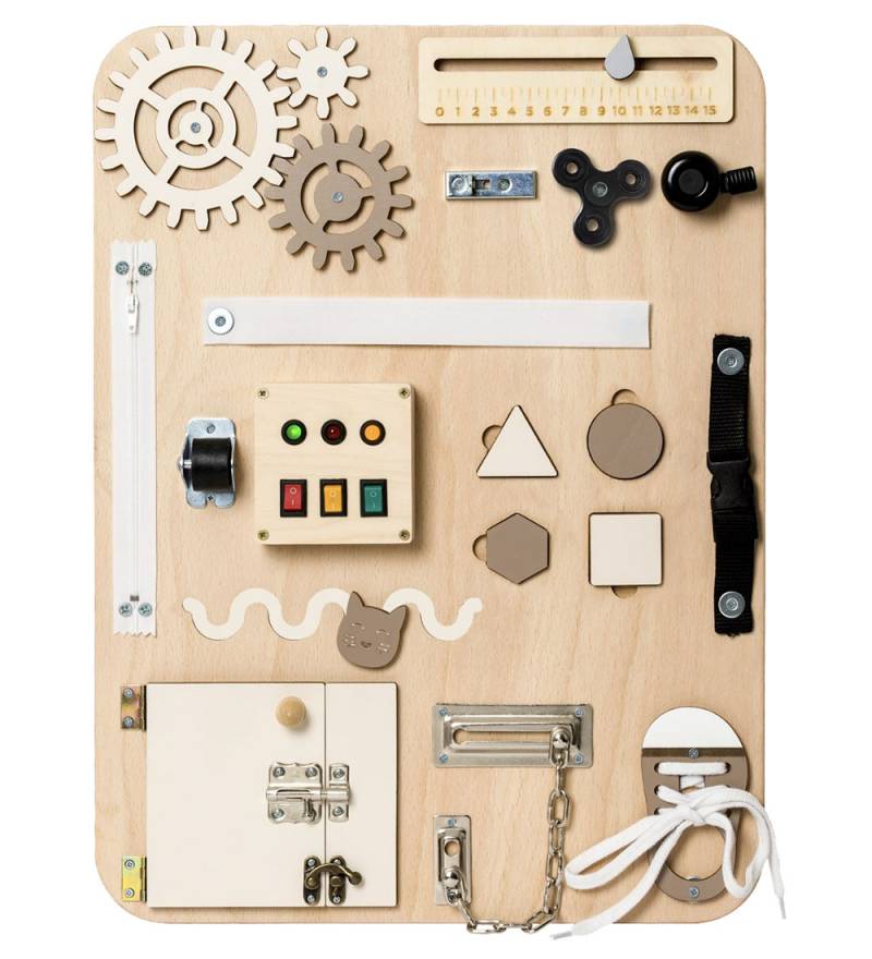 Woobiboo Woobiboard - Enjoy - Grey/Natural - Woobiboo - One Size - Motorik Tiere Woobiboo Woobiboard - Enjoy - Grey/Natural - Woobiboo - One Size - Motorik Tiere von Woobiboo