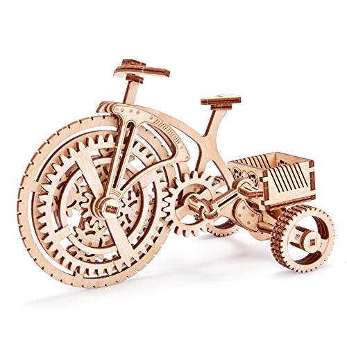 Wood Trick 3D-Fahrradspielzeugmodell aus Holz - Fahrradmodellbausatz Mechanisches Modell zum Bauen - 3D-Holzpuzzle, Montagemodell, ECO-Holzspielzeug, Bestes DIY-Spielzeug - STEM Wood Trick 3D-Fahrradspielzeugmodell aus Holz - Fahrradmodellbausatz Mechanisches Modell zum Bauen - 3D-Holzpuzzle, Montagemodell, ECO-Holzspielzeug, Bestes DIY-Spielzeug - STEM von Wood Trick