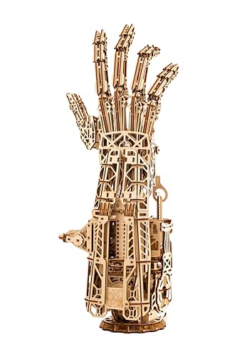 Wood Trick Cyber Robotic Hand 3D-Holzpuzzles für Erwachsene und Kinder zum Bauen – Holzmodelle, Ingenieur-DIY-Projekt, mechanische 3D-Puzzles, Modellbausätze für Erwachsene Wood Trick Cyber Robotic Hand 3D-Holzpuzzles für Erwachsene und Kinder zum Bauen – Holzmodelle, Ingenieur-DIY-Projekt, mechanische 3D-Puzzles, Modellbausätze für Erwachsene von Wood Trick